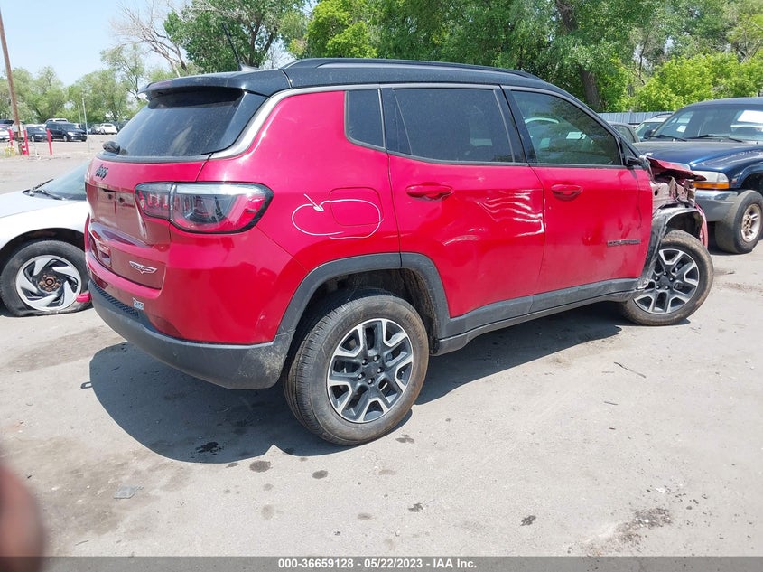 VIN 3C4NJDDB4MT529207 2021 JEEP COMPASS TRAILHAWK