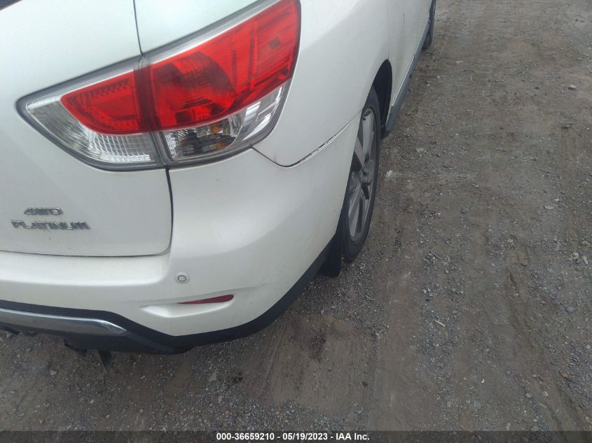 2015 NISSAN PATHFINDER PLATINUM - 5N1AR2MM3FC714453