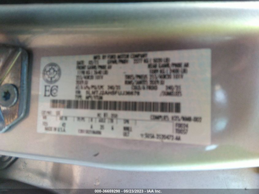 2015 LINCOLN MKC - 5LMTJ2AH5FUJ36676