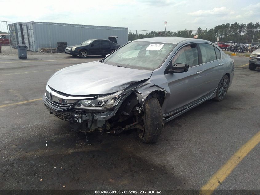 2016 HONDA ACCORD SEDAN SPORT - 1HGCR2F55GA125678