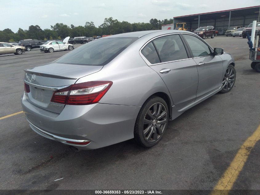 2016 HONDA ACCORD SEDAN SPORT - 1HGCR2F55GA125678