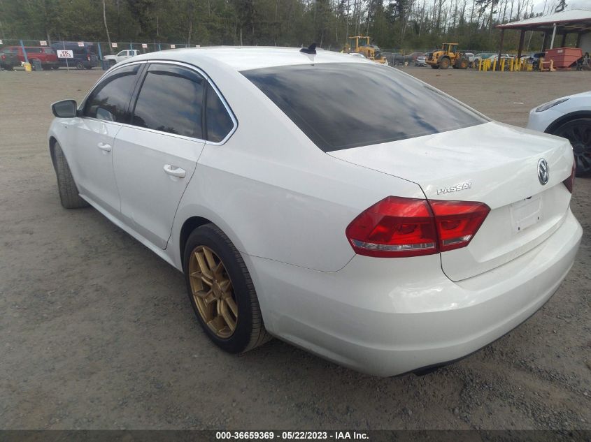 2014 VOLKSWAGEN PASSAT WOLFSBURG ED - 1VWAT7A39EC064375