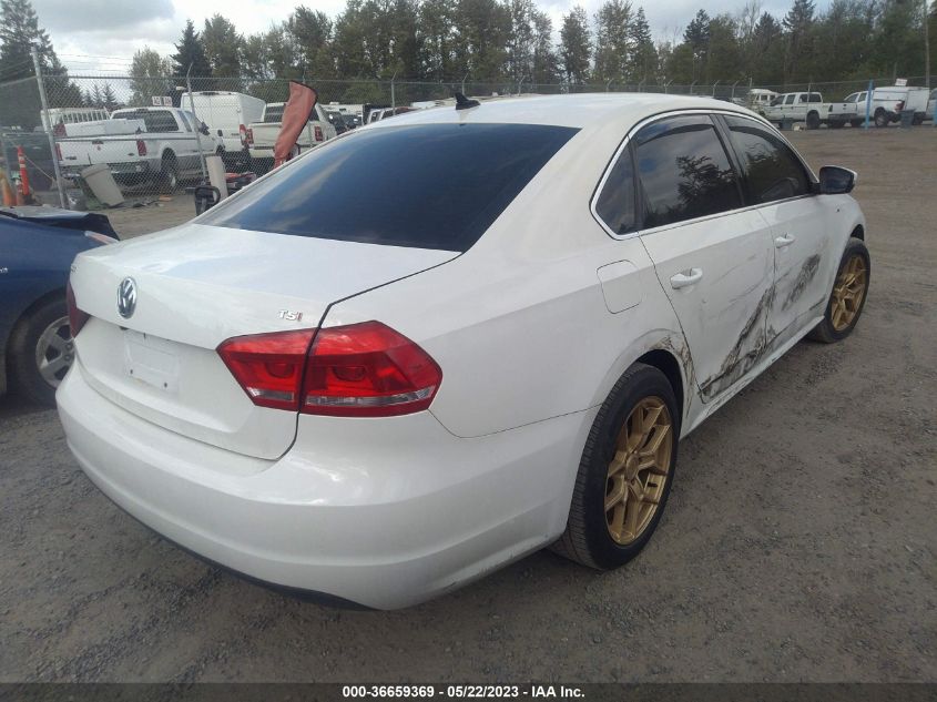 2014 VOLKSWAGEN PASSAT WOLFSBURG ED - 1VWAT7A39EC064375