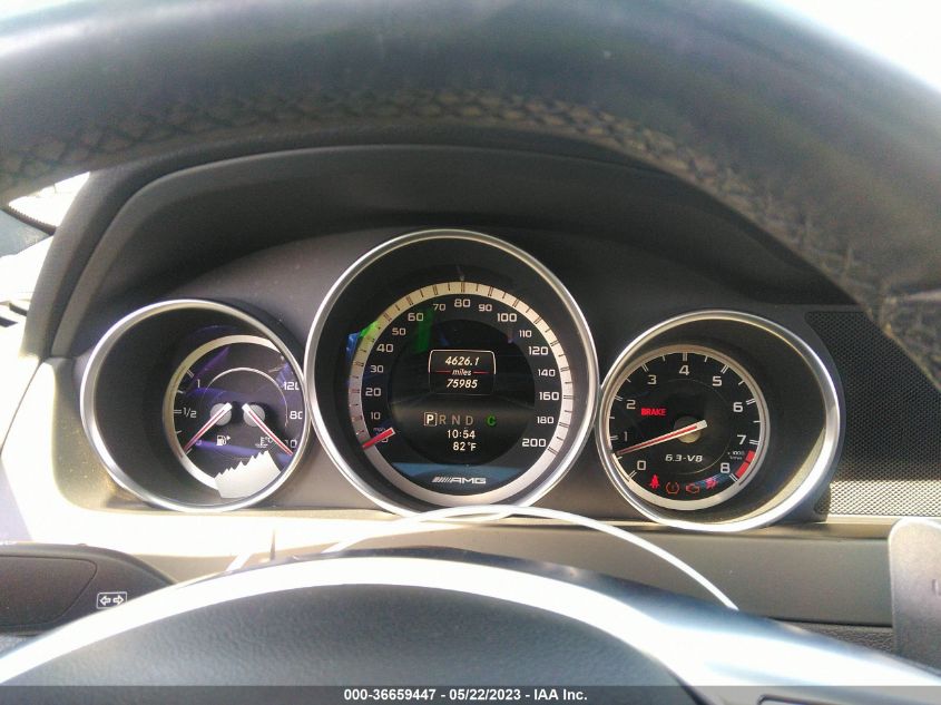 2014 MERCEDES-BENZ C-CLASS C 63 AMG - WDDGF7HB9EA950862