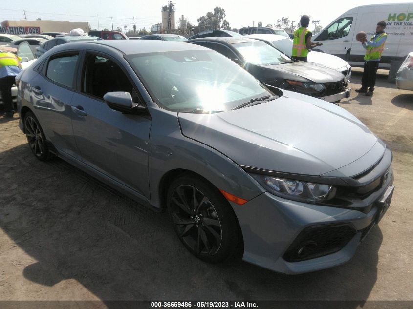 2019 HONDA CIVIC HATCHBACK SPORT - SHHFK7H4XKU403572