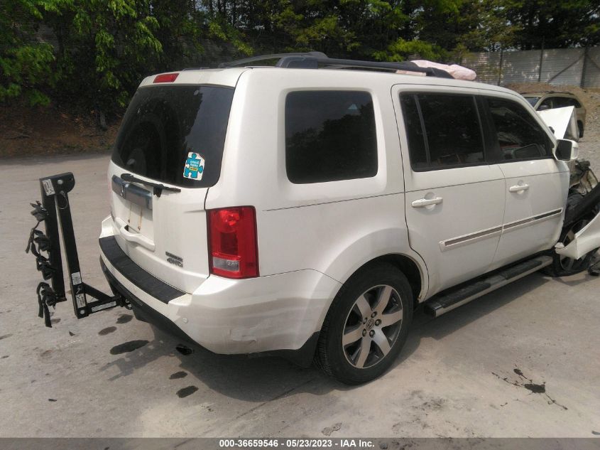 2013 HONDA PILOT TOURING - 5FNYF4H91DB026254