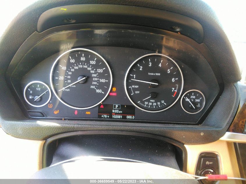 2013 BMW 3 SERIES 320I - WBA3B1C54DK129077