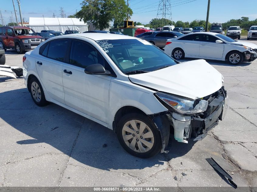 Lot #2524266982 2018 KIA RIO LX salvage car