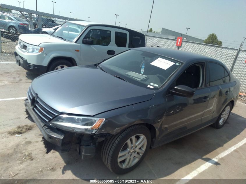 2015 VOLKSWAGEN JETTA SEDAN 2.0L S - 3VW2K7AJ8FM231265