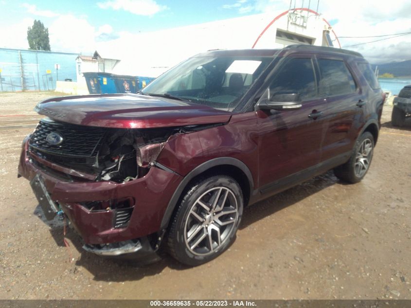 2018 FORD EXPLORER SPORT - 1FM5K8GT3JGC55907