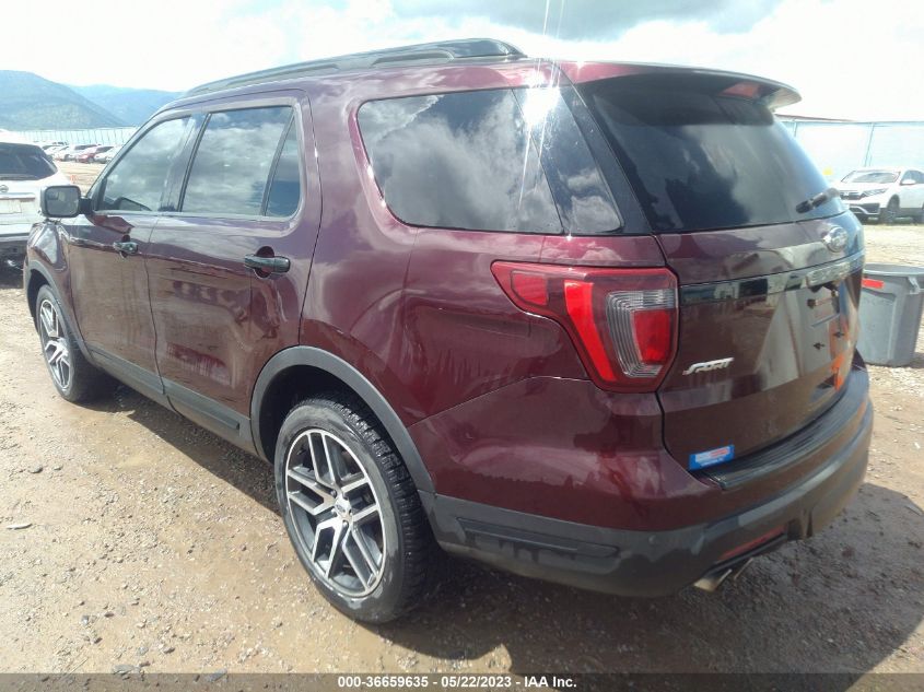 2018 FORD EXPLORER SPORT - 1FM5K8GT3JGC55907