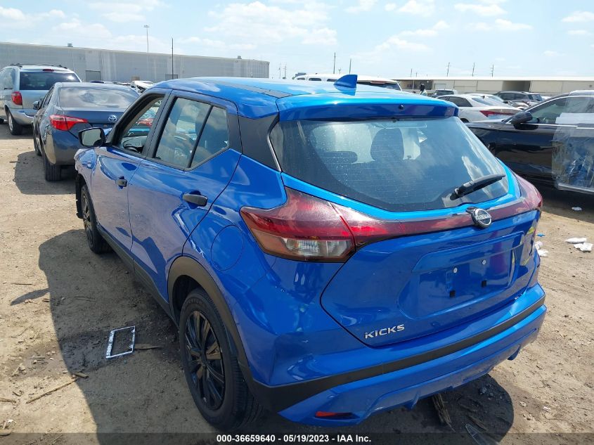 2022 NISSAN KICKS S - 3N1CP5BV3NL490106