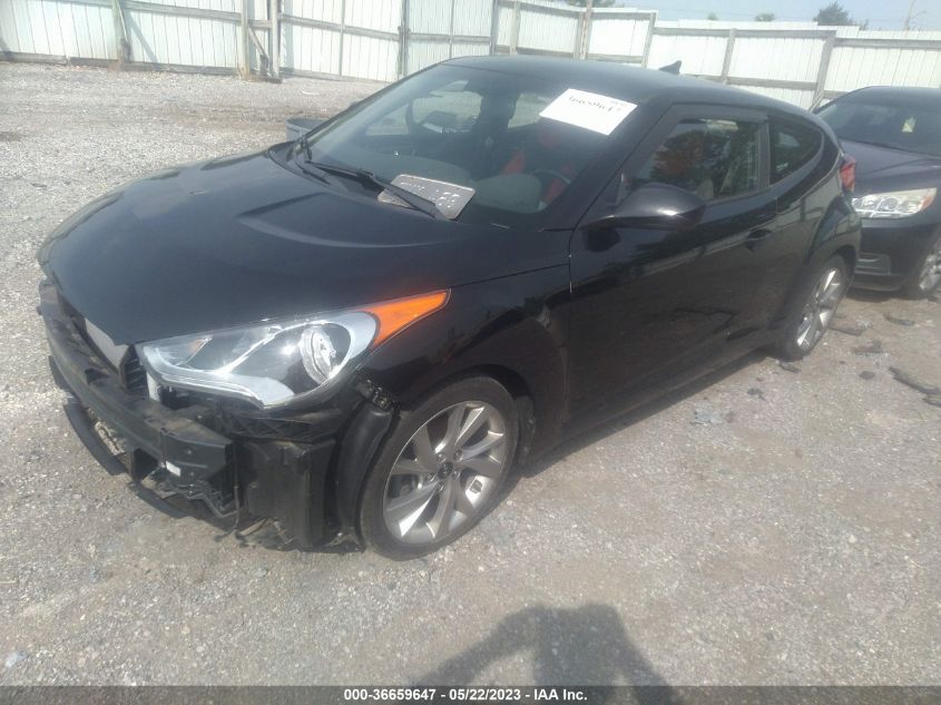 2017 HYUNDAI VELOSTER - KMHTC6AD1HU317987
