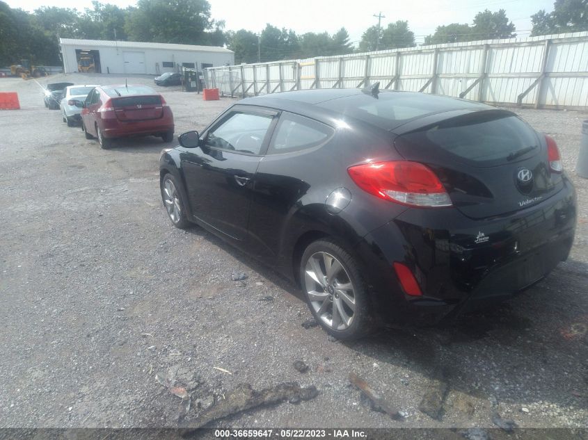 2017 HYUNDAI VELOSTER - KMHTC6AD1HU317987