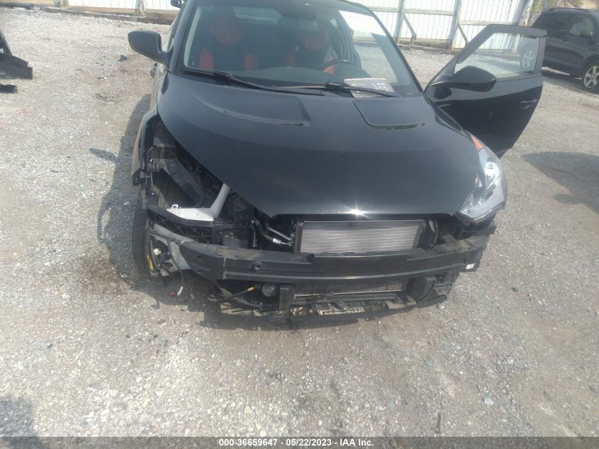 2017 HYUNDAI VELOSTER - KMHTC6AD1HU317987