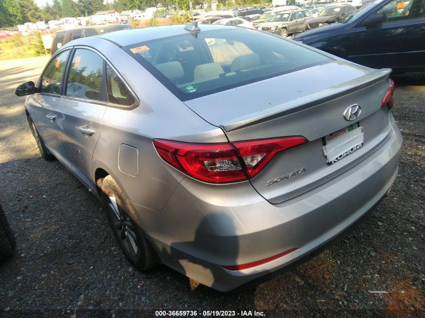 2015 HYUNDAI SONATA 2.4L SE - 5NPE24AF5FH165967