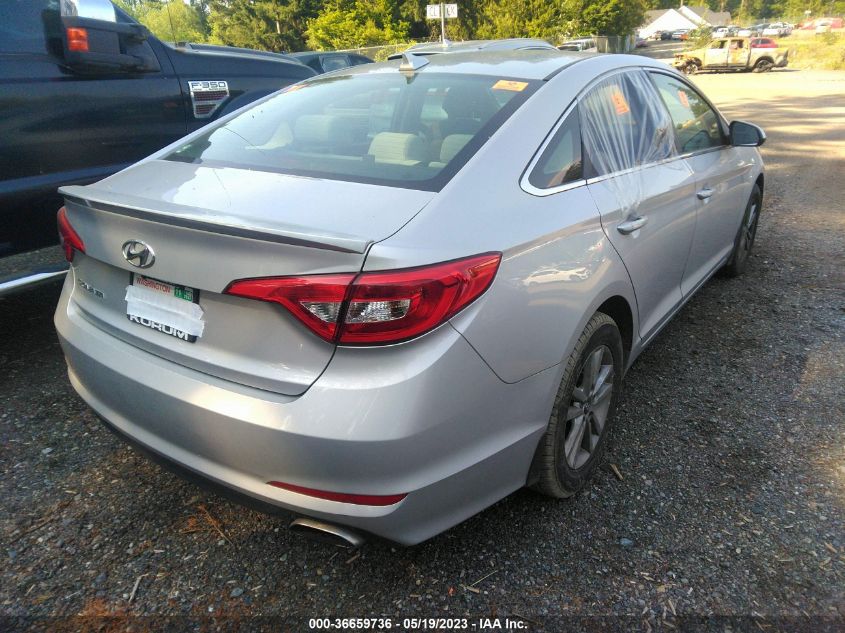 2015 HYUNDAI SONATA 2.4L SE - 5NPE24AF5FH165967