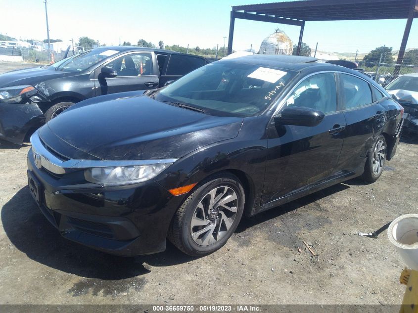 2017 HONDA CIVIC SEDAN EX - 2HGFC2F74HH563417