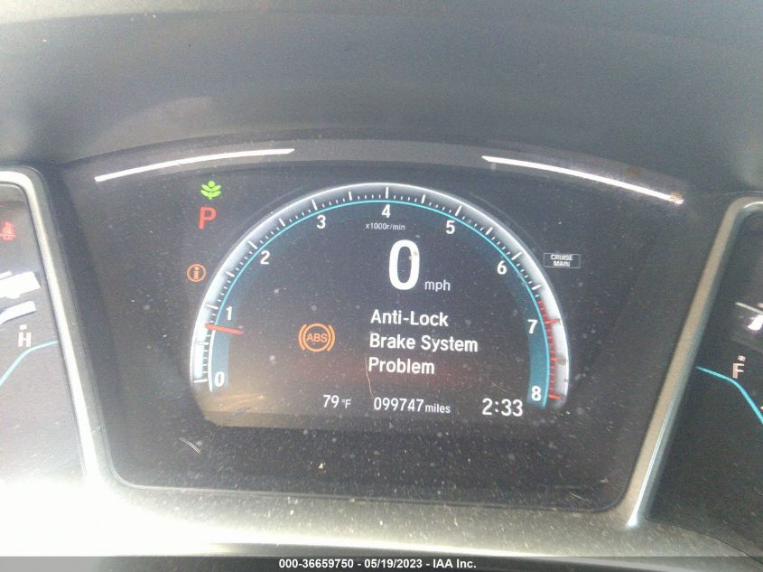 2017 HONDA CIVIC SEDAN EX - 2HGFC2F74HH563417