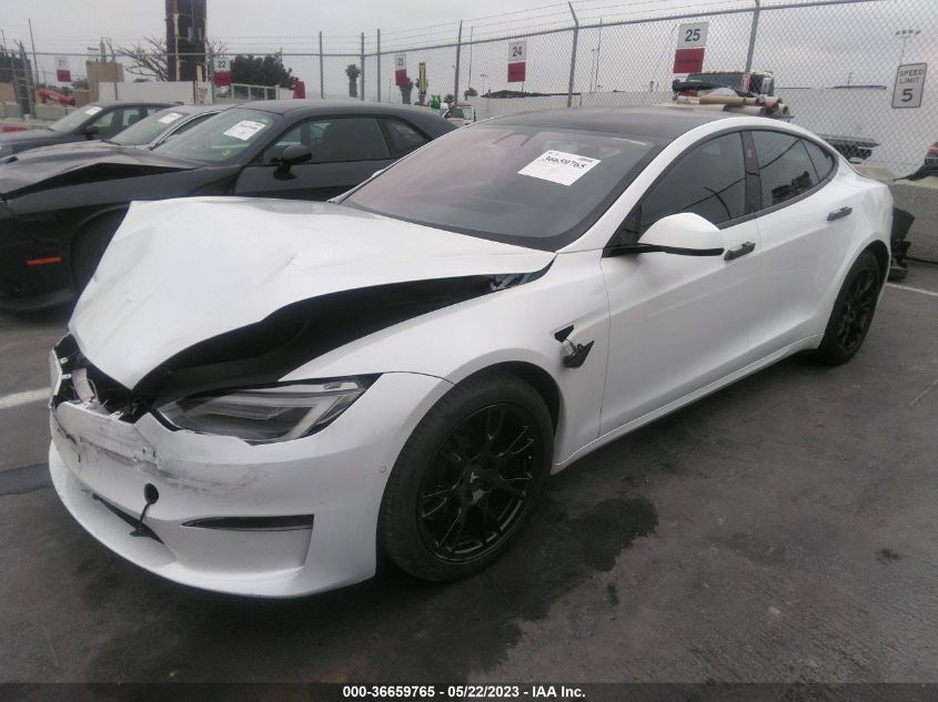 2021 TESLA MODEL S PLAID - 5YJSA1E63MF449690