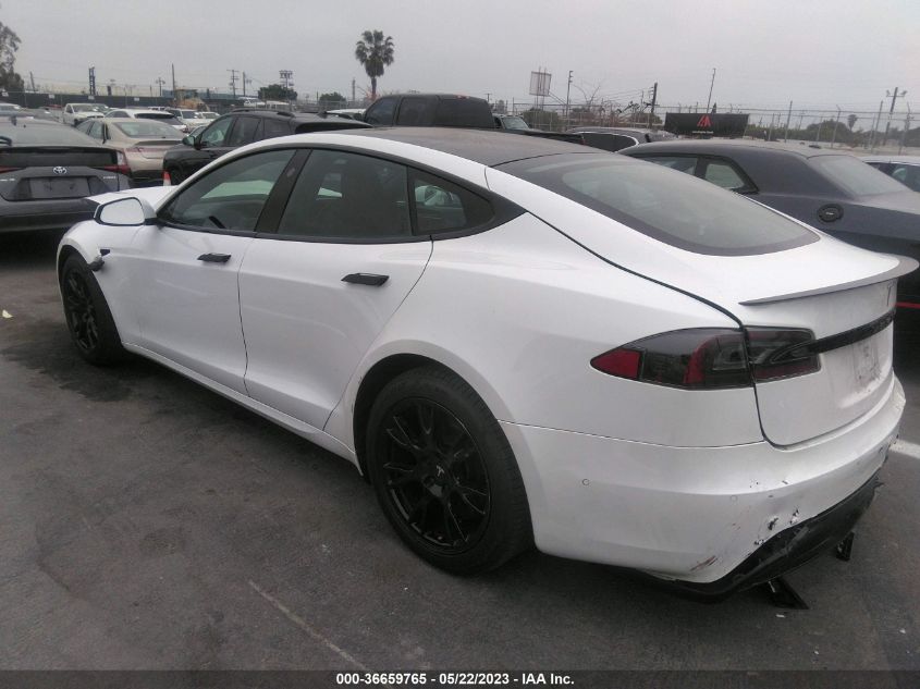 2021 TESLA MODEL S PLAID - 5YJSA1E63MF449690