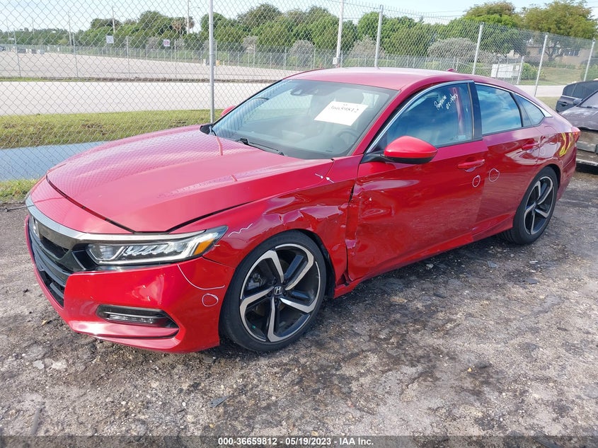 VIN 1HGCV1F36KA052575 2019 HONDA ACCORD SEDAN SPORT 1.5T