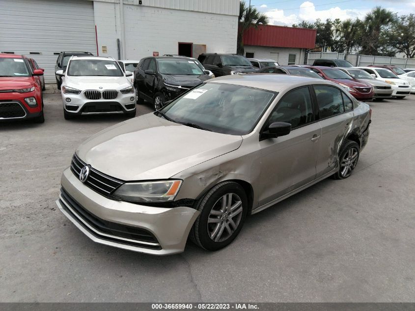 2015 VOLKSWAGEN JETTA SEDAN 2.0L S - 3VW2K7AJ2FM207852