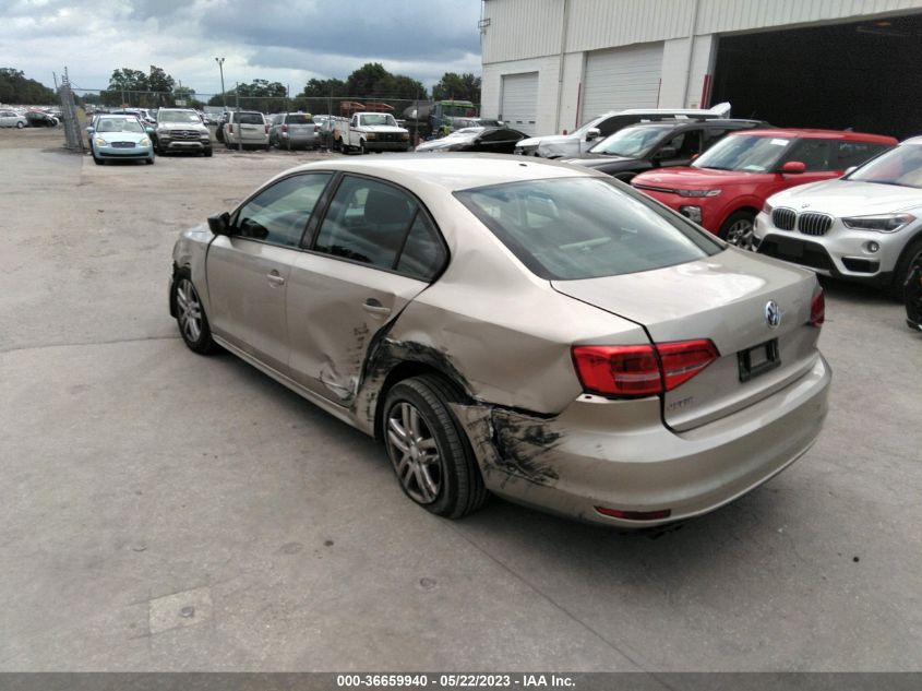 2015 VOLKSWAGEN JETTA SEDAN 2.0L S - 3VW2K7AJ2FM207852