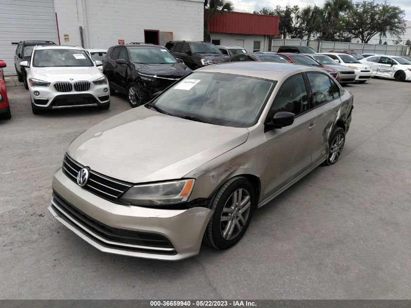 2015 VOLKSWAGEN JETTA SEDAN 2.0L S - 3VW2K7AJ2FM207852