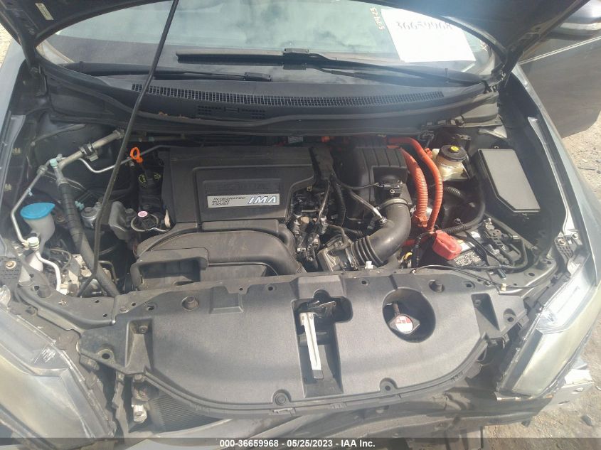 2013 HONDA CIVIC HYBRID - 19XFB4F20DE001876