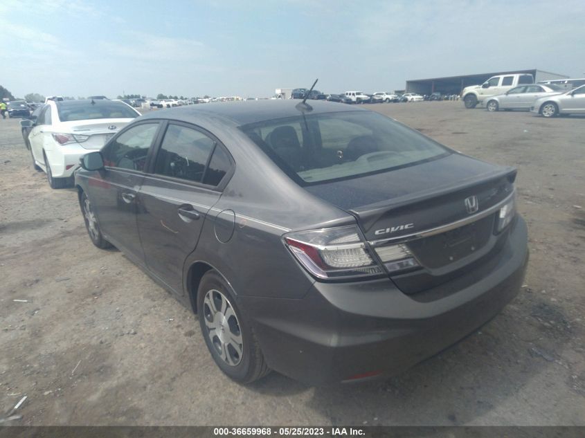 2013 HONDA CIVIC HYBRID - 19XFB4F20DE001876