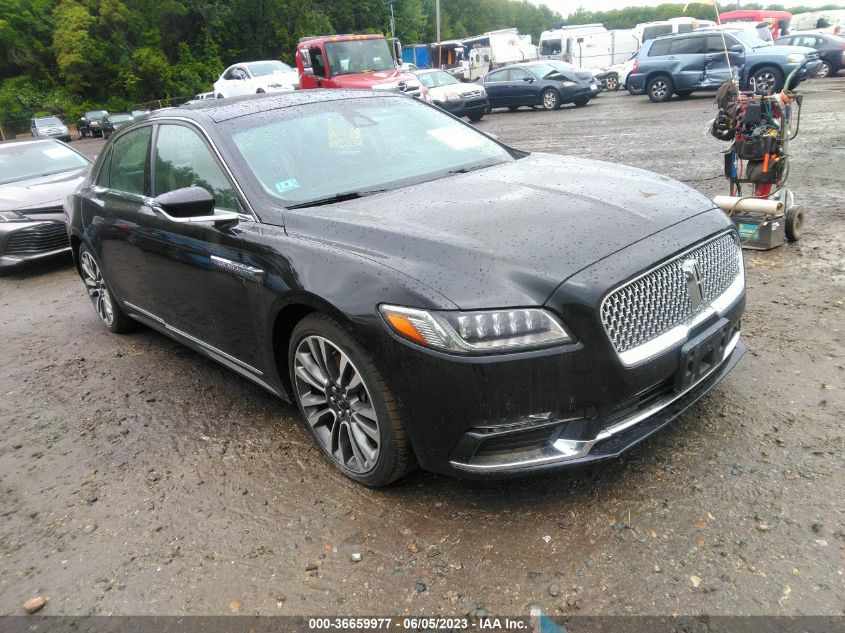2017 LINCOLN CONTINENTAL RESERVE - 1LN6L9NC6H5611492