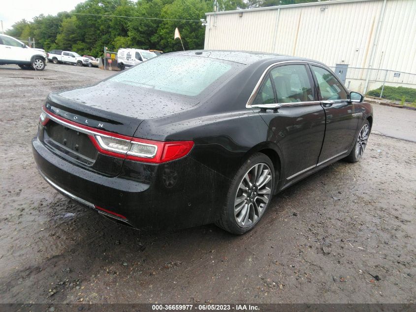 2017 LINCOLN CONTINENTAL RESERVE - 1LN6L9NC6H5611492