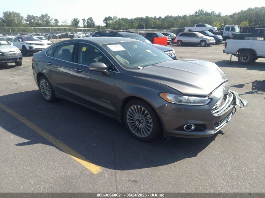 2014 FORD FUSION TITANIUM HYBRID - 3FA6P0RU4ER349428