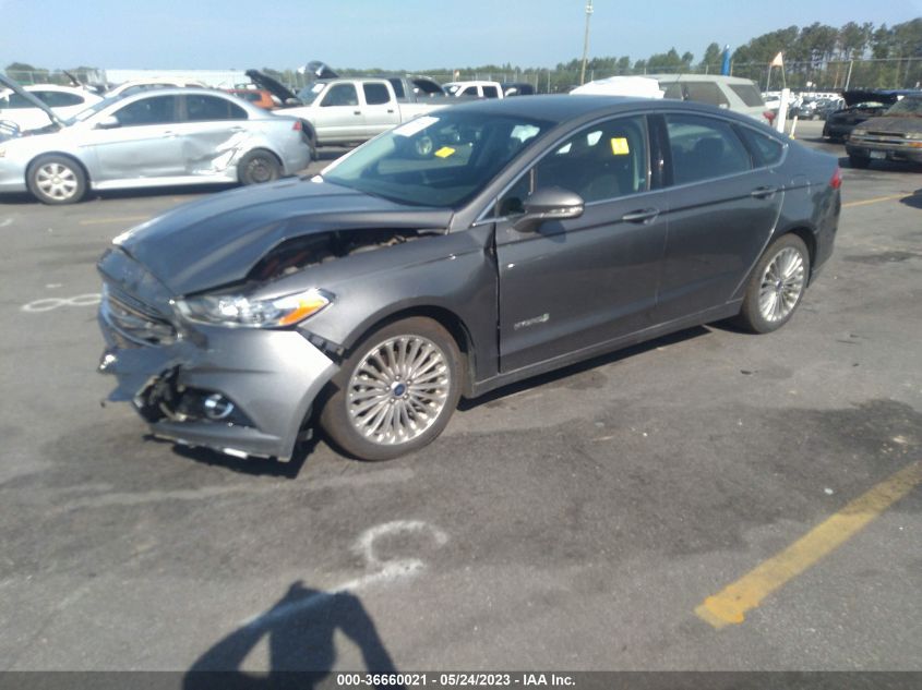 2014 FORD FUSION TITANIUM HYBRID - 3FA6P0RU4ER349428