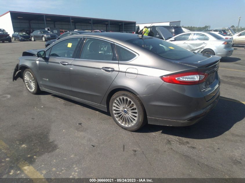 2014 FORD FUSION TITANIUM HYBRID - 3FA6P0RU4ER349428