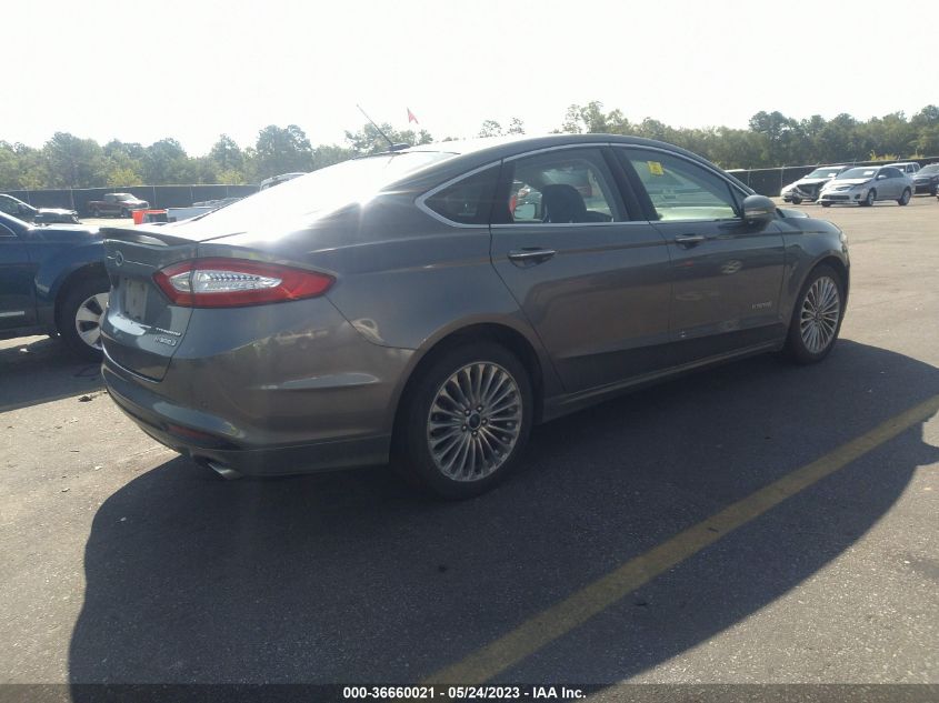 2014 FORD FUSION TITANIUM HYBRID - 3FA6P0RU4ER349428