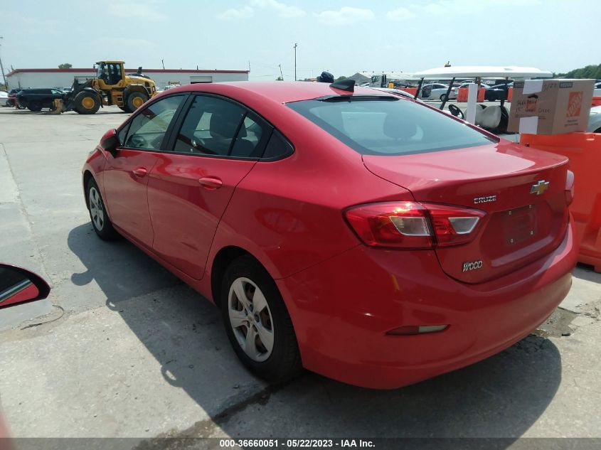 2018 CHEVROLET CRUZE LS - 1G1BC5SM3J7199043