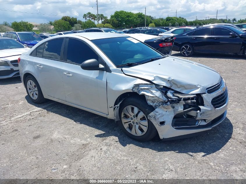 2015 CHEVROLET CRUZE LS - 1G1PA5SH6F7226905