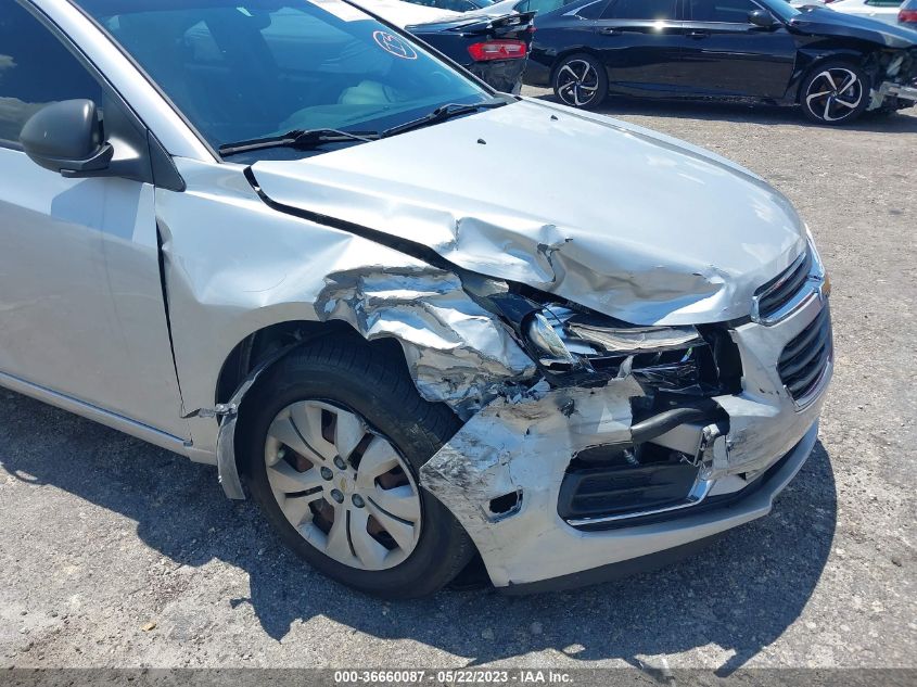 2015 CHEVROLET CRUZE LS - 1G1PA5SH6F7226905