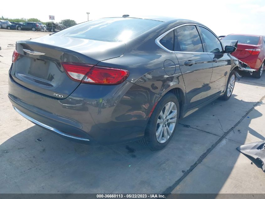 2016 CHRYSLER 200 LIMITED - 1C3CCCAB0GN142744