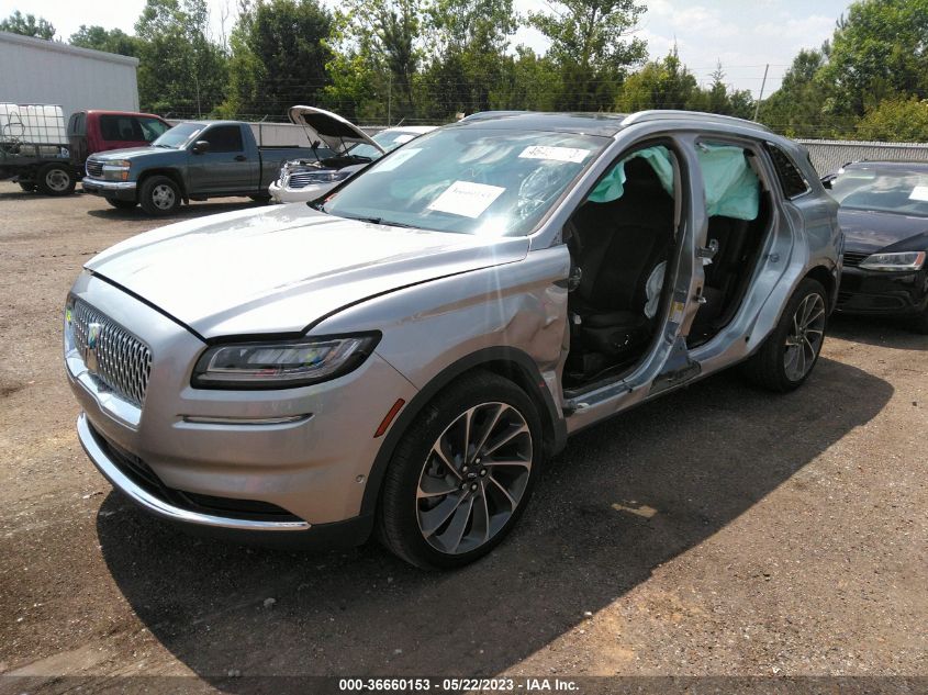 2022 LINCOLN NAUTILUS RESERVE - 2LMPJ6K91NBL07015