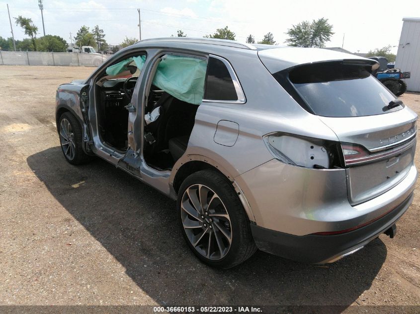 2022 LINCOLN NAUTILUS RESERVE - 2LMPJ6K91NBL07015