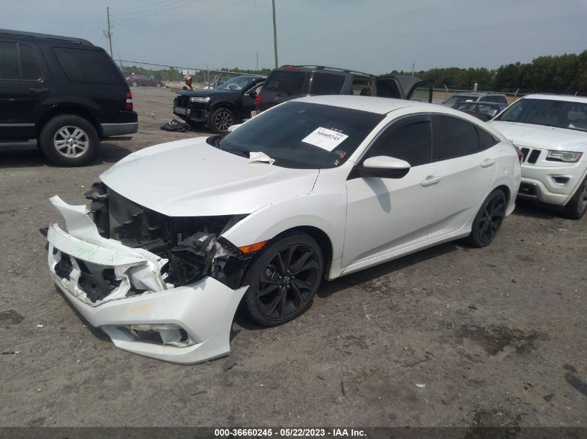 2019 HONDA CIVIC SEDAN SPORT - 19XFC2F80KE033536