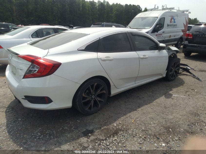 2019 HONDA CIVIC SEDAN SPORT - 19XFC2F80KE033536