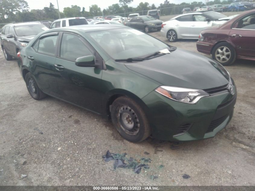 2015 TOYOTA COROLLA L/LE/S/S PLUS/LE PLUS - 2T1BURHE2FC411920