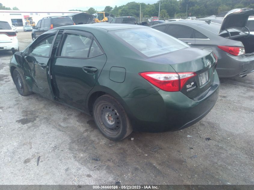 2015 TOYOTA COROLLA L/LE/S/S PLUS/LE PLUS - 2T1BURHE2FC411920