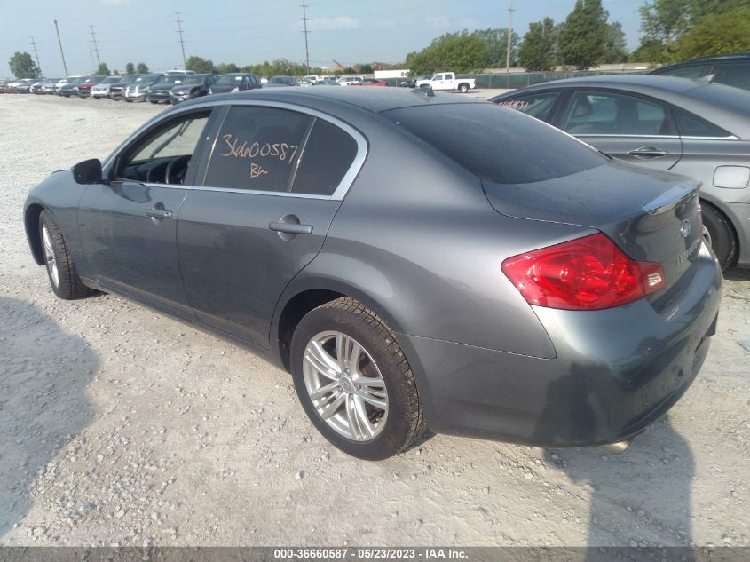 2013 INFINITI G37 SEDAN X JN1CV6AR1DM358403