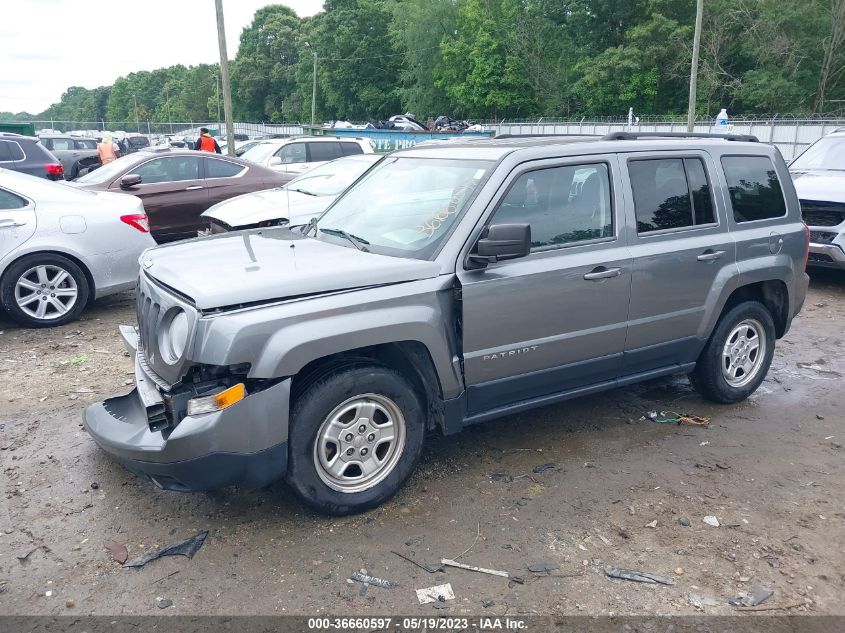 2014 JEEP PATRIOT SPORT - 1C4NJPBA9ED595335