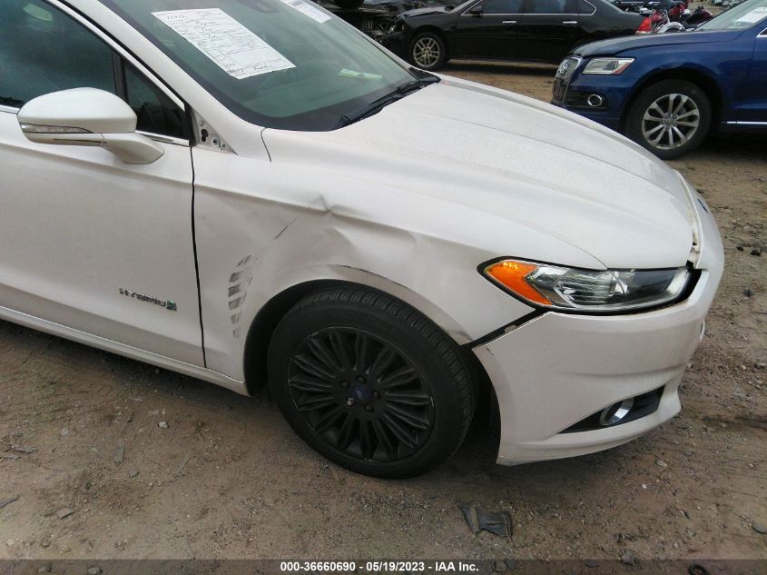 2013 FORD FUSION SE HYBRID - 3FA6P0LU1DR178371